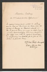k.k. naturhistorisches Hofmuseum, Intendanzakten 1885-1896 (Hauer), Aktenzahl Z.55/1889, Seite 1
